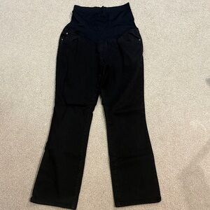 Sonoma Maternity Women's Black Flare Jeans